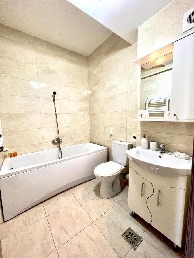 Aqua Vista Nuba - Vedere Top La Mare Si Lac - Apartament 2 Camere Summerland - Mamaia 马马亚 外观 照片