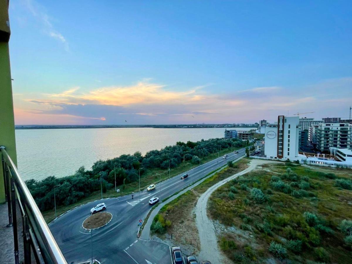Aqua Vista Nuba - Vedere Top La Mare Si Lac - Apartament 2 Camere Summerland - Mamaia 马马亚 外观 照片