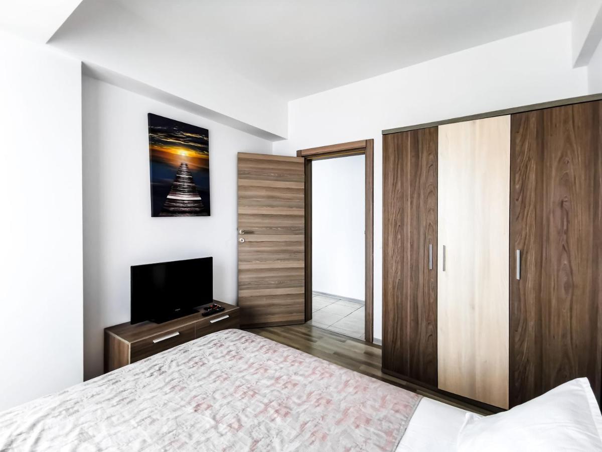 Aqua Vista Nuba - Vedere Top La Mare Si Lac - Apartament 2 Camere Summerland - Mamaia 马马亚 外观 照片