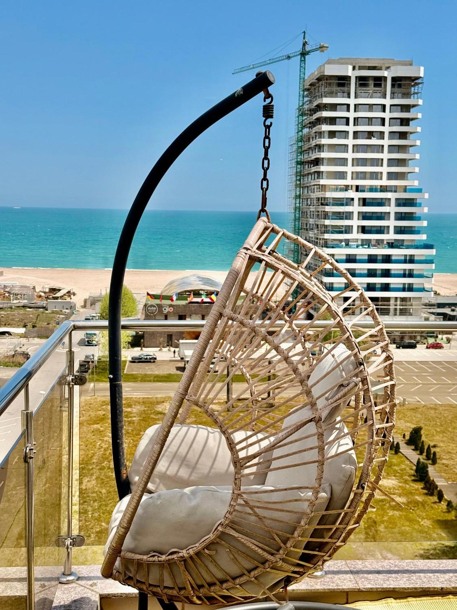 Aqua Vista Nuba - Vedere Top La Mare Si Lac - Apartament 2 Camere Summerland - Mamaia 马马亚 外观 照片