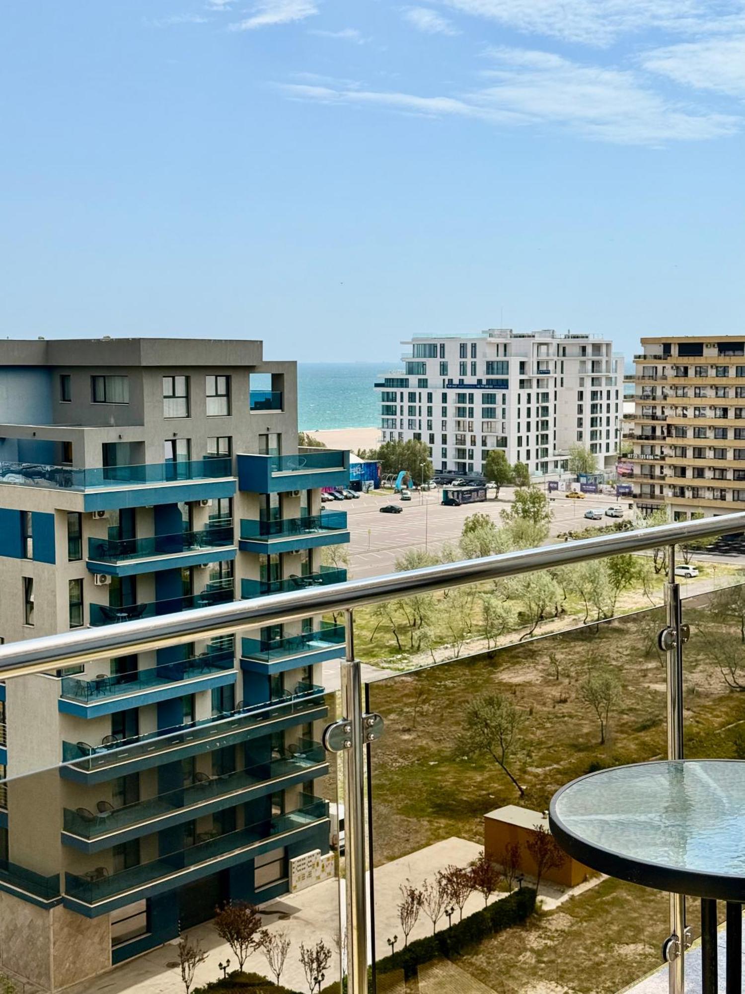 Aqua Vista Nuba - Vedere Top La Mare Si Lac - Apartament 2 Camere Summerland - Mamaia 马马亚 外观 照片